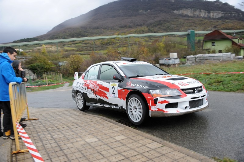 "Triplete navarro" en un Rallysprint Olazti – Urbasa, "pasado por agua"